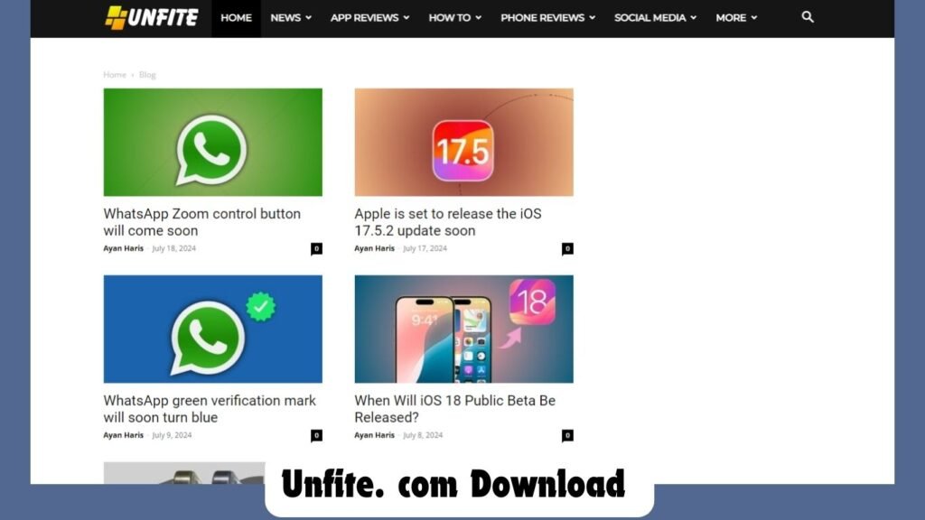 Unfite. com Download 