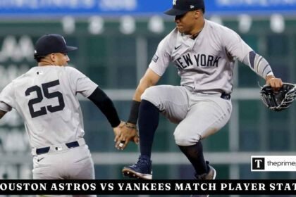 Houston Astros vs Yankees Match Player Stats