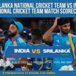 Sri Lanka National Cricket Team vs India National Cricket Team Match Scorecard