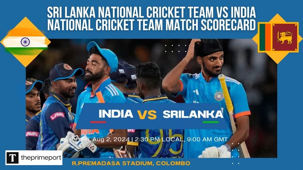 Sri Lanka National Cricket Team vs India National Cricket Team Match Scorecard