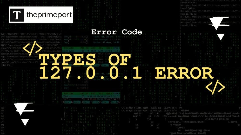 Types of 127.0.0.1 Error 